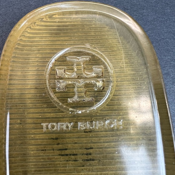 Tory Burch Mini Miller Jelly Sandals Citrus Yellow Women's Size 8 - Picture 4 of 11